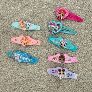 L.O.L. Surprise! And paw patrol hair Clips Set - Multicolor